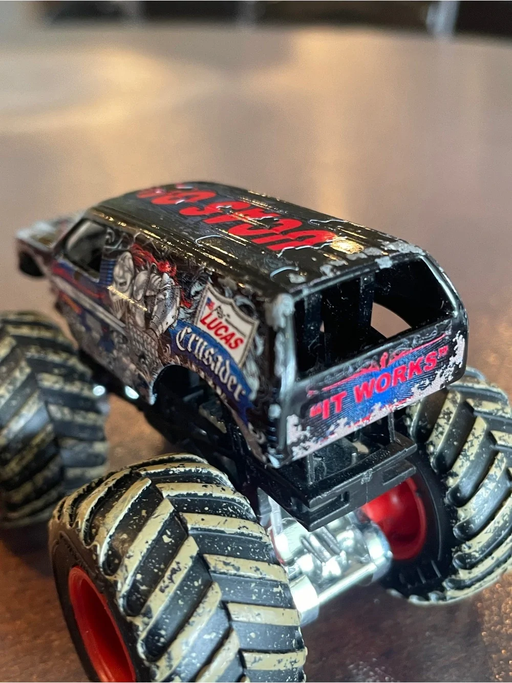Hot Wheels Monster Jam Lucas Oil Crusader Diecast Monster Truck 1:64 Scale